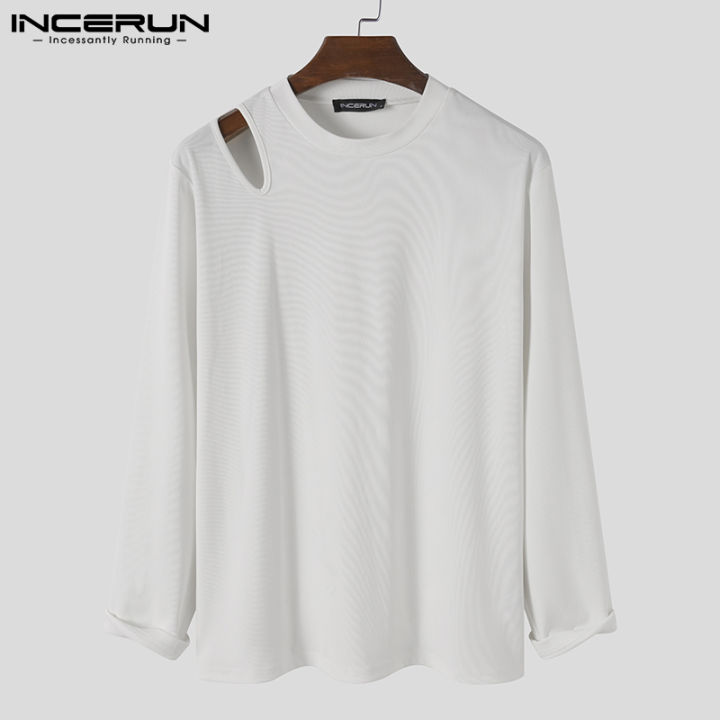 incerun-เสื้อสเวตเตอร์แขนยาวสำหรับผู้ชาย-เสื้อถักจัมเปอร์-hippy-ลำลองเสื้อสไตล์เกาหลี