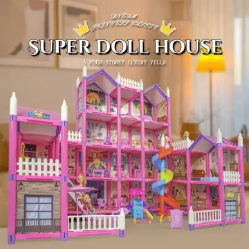 Big deals pink dollhouse