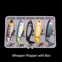 Fishing Lures Whopper Plopper 10.5cm/17g with Floating Rotating Tail Topwater Bait Freshwater Saltwater Lures for Carp Bass Pike