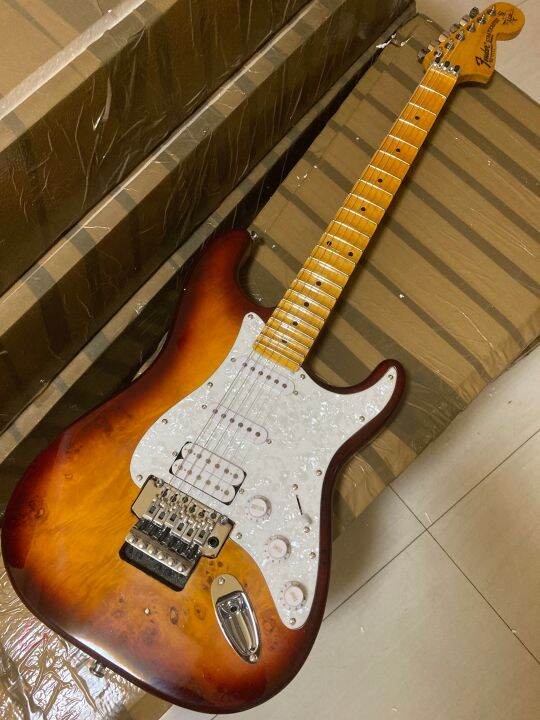 Fender Stratocaster Electric Guitar 22 Frets Professional Groove Chrome