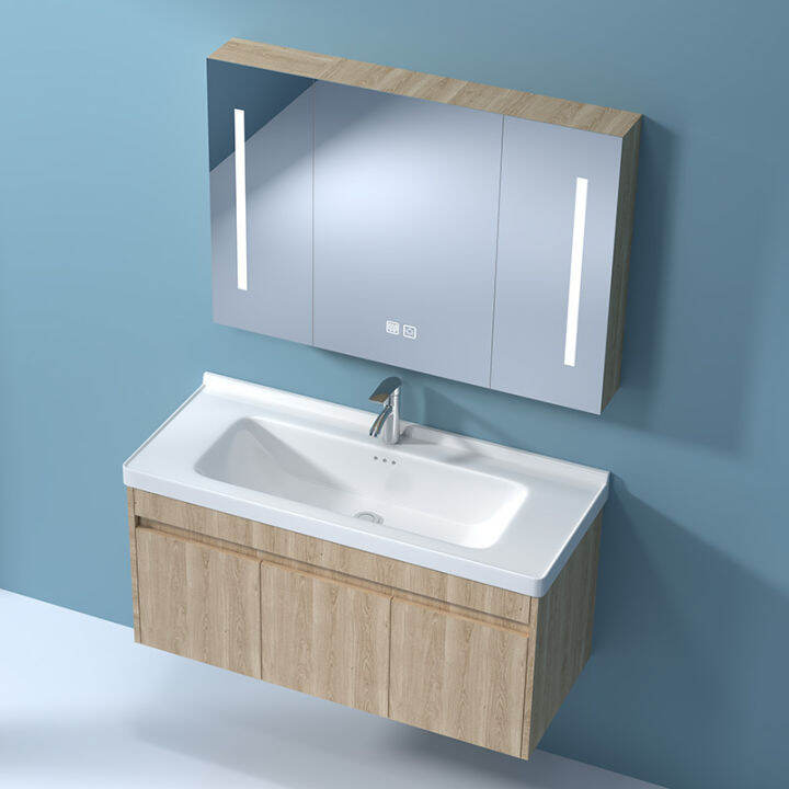 Solid Wood Bathroom Basin Combination （mirror needs order