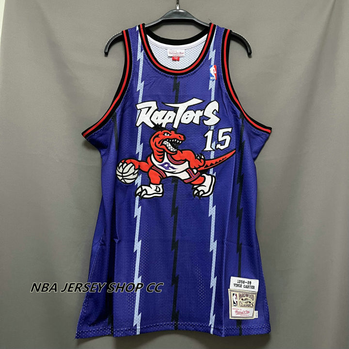 Mitchell & Ness Toronto Raptors Jersey Mens XL Purple Vince Carter 1998-99