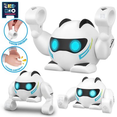 UKBOO Technology Voice Touch Music Dancing Robot Electronic Smart Educational Intelligent Tumbling Toys For Children Kid Gift
