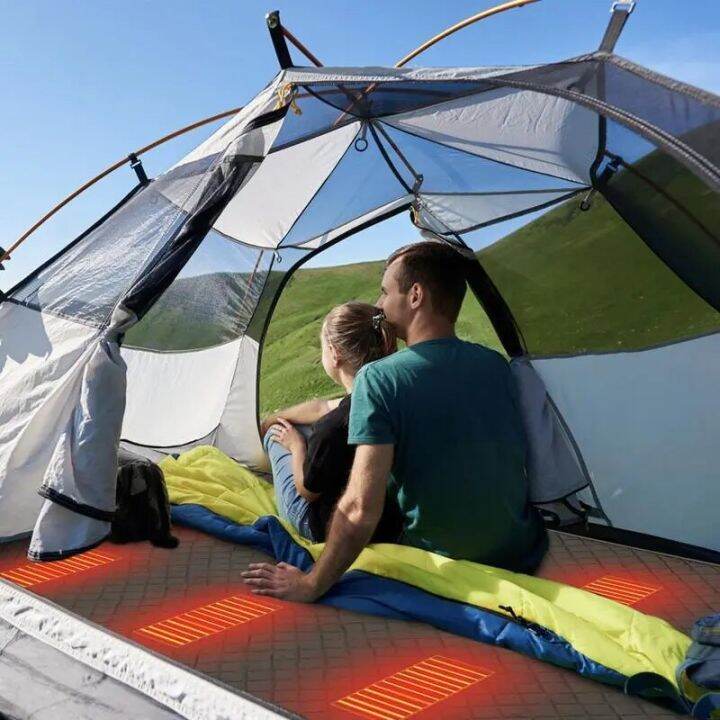 Camping Sleeping Bag Electric Heating Blanket 5V USB Heated Pad 6 Heating  Zones 3 Gear Temperature Adjustable Heating Mat | Lazada