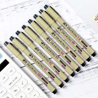 8pcs/set Micron Sketch Marker Pen Black Pigment Liner 0.05 0.1 0.2 0.3 0.4 0.5 0.6 0.8 Drawing Pen Fineliner Sketching Pen