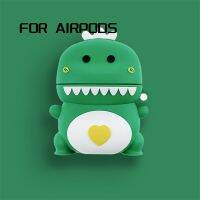 【Online】 เคสแม่เหล็กรูปฉลามไดโนเสาร์น่ารักสำหรับ2021ชาร์จไร้สายสำหรับ3หูฟังป้องกันพร้อมตะขอ