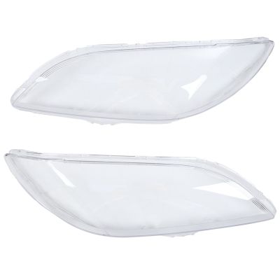 1 Pair Car Left &amp; Right Front Headlight Cover Waterproof Clear Headlight Lens Shell Cover, for Mazda 3 2006-2012