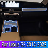 Vtear สำหรับ LEXUS GS GS300 GS350 GS250 GS350 GS300h GS450h LHD หรือ RHD ยานยนต์ TPU Anti-Scratch ฟิล์มพวงมาลัยป้องกันฟิล์ม Central Control สวมใส่ชั้นภายใน Trim ป้องกันเปลี่ยนอุปกรณ์เสริม