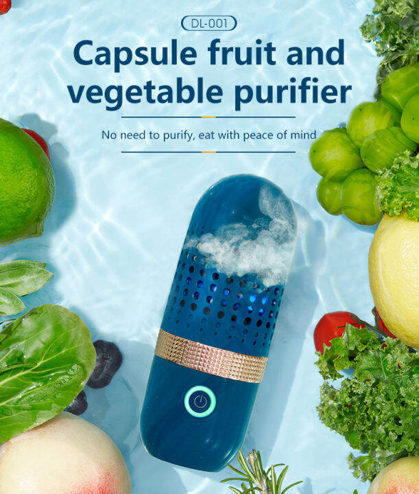 {One year warranty} Donlim Capsule fruit and vegetable purifier, food