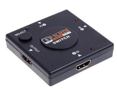 Mini 4-Port 1080P HDMI Switch 3-IN/1-OUT