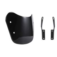 5-7 Inch Motorcycle Headlight Windshield Wind Deflector Windscreen Universal for