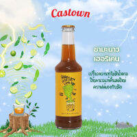 Castown craft soda น้ำอัดลม คราฟต์ โซดา คาสทาวน์ รส Hurricane iced tea lime - ชามะนาว เฮอร์ริเคน 265 มล. 1 ขวด