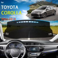 แดชบอร์ดฝาครอบป้องกัน Pad สำหรับ Toyota Corolla E160 E170 2014 2015 2016 2017 2018รถอุปกรณ์เสริม Dash Board พรม Sunshield