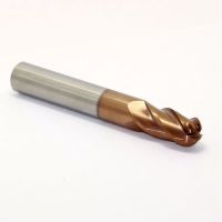 AHNO 4 Flutes Ball Nose End Mills 100 Tungsten Carbide Tool Grinder For CNC Milling Factory Outlets HRC55Cutting cnc