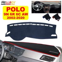 For VW Polo AW 2020 2019 2018 Car Dashboard Cover For Polo 9N 6R 6C 2010 2011 2014 2017 Windshield Anti Glare Carpet Dash Mat