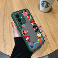 เคสโทรศัพท์ Infinix Note 12 Pro 5G Samsung Galaxy S21 FE 5G เคสออกแบบตัวการ์ตูน Sesame Street น่ารักเด็กชายเด็กหญิงน่ารักสัตว์มีน้ำค้างแข็งโปร่งใสแข็งกันกระแทกฝาครอบหลังเต็มรูปแบบเคสป้องกันกล้อง