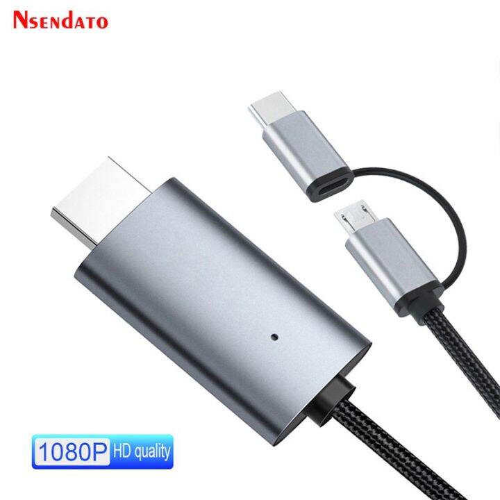 Mirascreen LD39 Wired 1080P HD Micro USB Type C TV Stick Adapter For