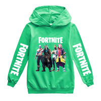 [ในสต็อก] Fortnites ฤดูใบไม้ร่วงแขนยาวเด็กเสื้อกันหนาวหมวกการ์ตูนชายหญิงผ้าฝ้าย + โพลีเอสเตอร์การ์ตูนแฟชั่นสาวของเสื้อกันหนาวหมวกเด็กเสื้อผ้า