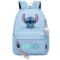 Stitchs กระเป๋าสะพายหลังกีฬานักเรียนนางฟ้าสำหรับผู้ชายผู้หญิงการ์ตูนอนิเมะพิมพ์ลายการ์ตูนอะนิเมะวัยรุ่นประถมและมัธยมกระเป๋านักเรียนแบบลำลองสำหรับเด็กผู้หญิงน่ารักกระเป๋าสะพายเดินทาง0000 41CMX30CMX15CM