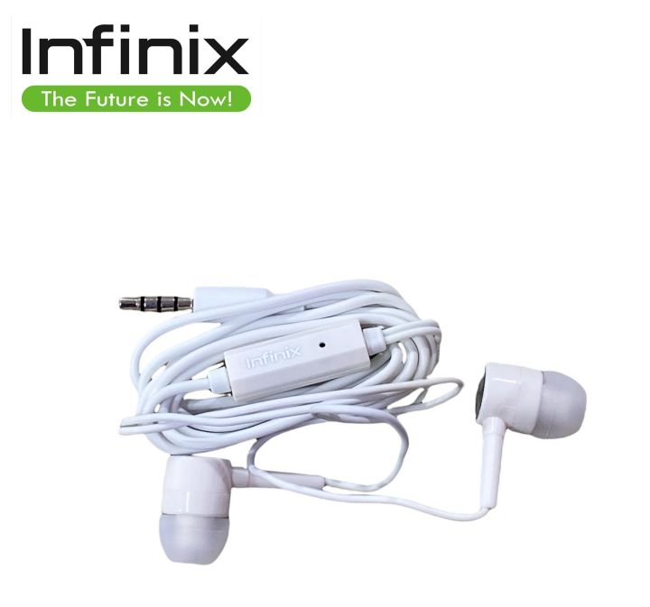 หูฟังพร้อมไมค์สนทนา มือถือ ยี่ห้อ Infinix ของแท้ศูนย์ ใช้ได้กับมือถือทุกรุ่น  Infinix ที่รองรับรูหูฟัง แบบกลม Jack 3.5 | Lazada.Co.Th