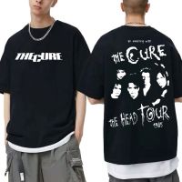 Rock Band The Cure A FOREST Tshirt Mens Vintage Punk Short Sleeve T-shirts Men Oversized T Shirt Man Streetwear Male Cotton Tees