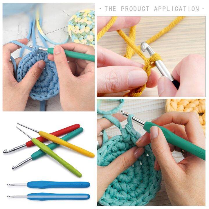 non-slip-handle-crochet-hooks-knitting-needles-set-colorful-soft-grip-cushioned-handles-knitting-needles-silicone-handle-hooks