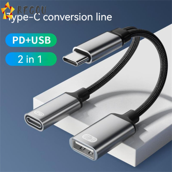 multi-functional-type-c-2-in-1-adapter-cable-pd-fast-charge-otg-compatible-for-ipad-pro-tv-chromecast-samsung