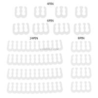 [COD] comneCLAMPCLIPOrganizerPC Power CABLE Mode, 16 PCPP set, 2.5-3.2mm, 4624 PIN Computer CABLE wiring