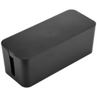 Box, Wire Storage Box, Used to Hide the Power Strip, Suitable for Home/Office (Black)