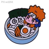 cute Uzumaki Ramen Brooch kawaii blood anime Ninja enamel pin