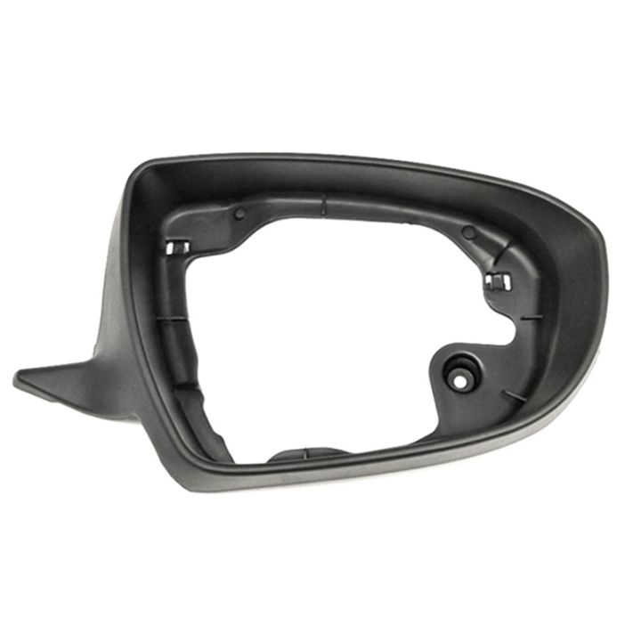 1-pair-rearview-mirror-glass-frame-lens-cover-rear-view-mirror-shell-reverse-cap-black-abs-for-kia-k5-optima-2011-2015