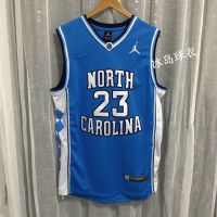 High quality basketball clothes NBA͛ [made in Vietnam] Bulls No. 23 slam dunk flying jersey North Carolina University basketball uniform