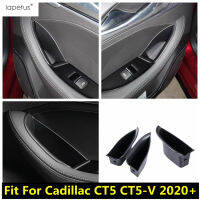 Laus รถประตู Handle กระเป๋าเก็บกล่องผู้ถือศัพท์สามพลาสติกอุปกรณ์เสริมจาก Cadillac CT5 CT5 V 2020 - 2022