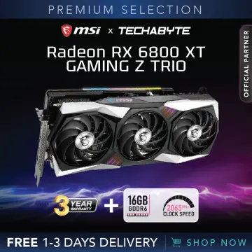 Discount Sales for M S I Radeon RX 6800 XT GAMING X TRIO 16G Gaming  Graphics Card - 16GB GDDR6, 2285 MHz