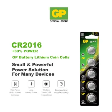 GP Lithium Coin Battery CR2016