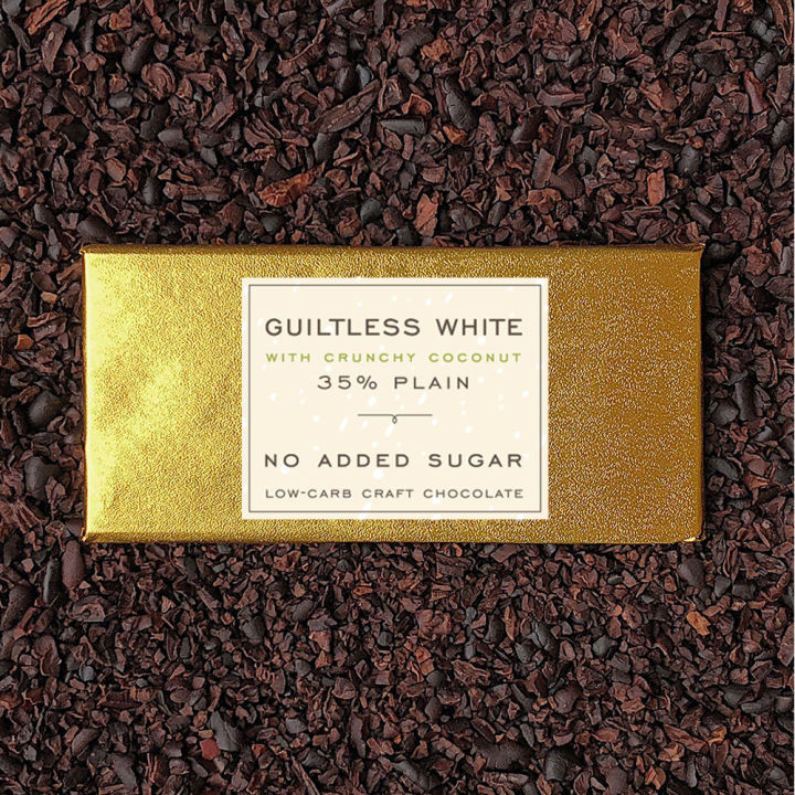 guiltless-white-35-with-crunchy-coconut-flakes-50-กรัม