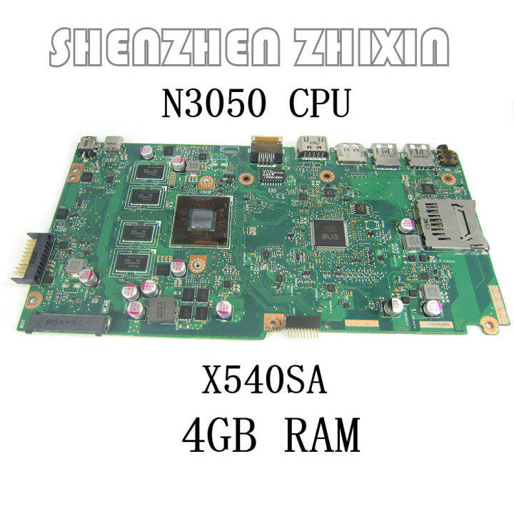 For ASUS VivoBook X540S X540SA X540SAA Laptop Motherboard N3050 CPU 4GB ...