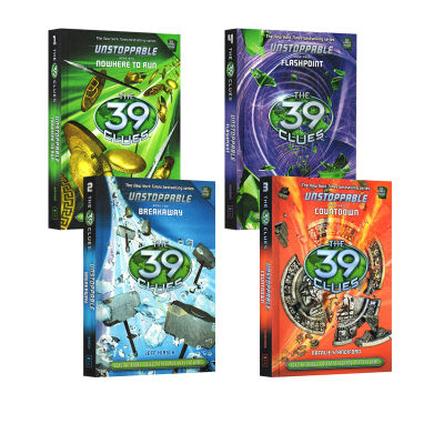 Original English version of the 39 Clues unstoppable series 4 hardcover 39 Clues bridge chapters Book puzzle detective reasoning novel