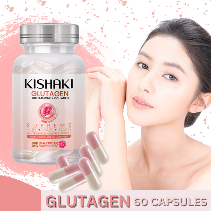 GlutaGEN Dietary Supplement Glutathione+Collagen Supreme Whitening 60