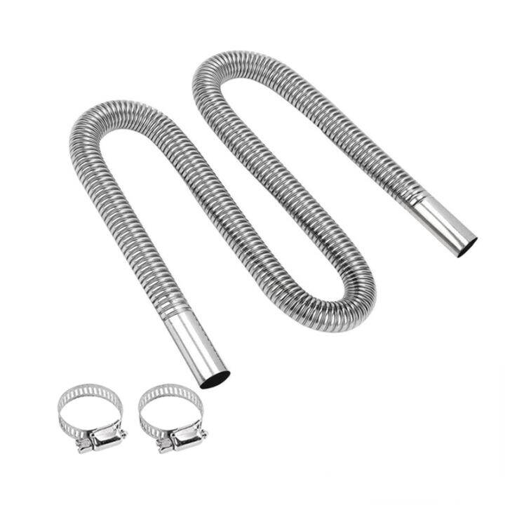 300cm Car Auto Air Parking Stainless Steel Exhaust Pipe with 2 Clamps
