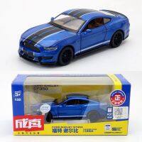 ป้อม1:32 Shelby โมเดลรถโลหะผสม GT350เบา &amp; รถเหล็กหล่อเสียงประกอบของเล่นสำหรับเด็กผู้ชายของเล่นสำหรับเด็กของขวัญสำหรับรถเด็กผู้ชายสำหรับคอลเลกชันรถยนต์จำลอง