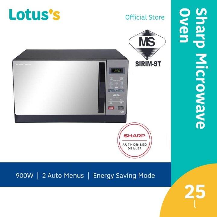 sharp r357ek 25l microwave oven