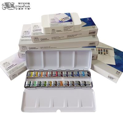 WINSOR NEWTON Cotman Solid Watercolor Paint Pigment 8/12/24/36/45 Colors Drawing Supplies