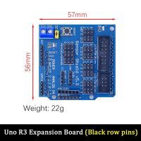 บอร์ดขยายฝาครอบเซ็นเซอร์ V5บอร์ดเสริมสำหรับ Arduino R3 UNO V5.0โมดูลอิเล็กทรอนิกส์ที่ป้องกันเซ็นเซอร์ V5บอร์ดขยาย