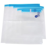 【CW】Practical Bag Kits Reusable Food Storage Vacuum Seal Bags With Hand Pump Bag Sealing Clips Food Wrap For Food Storage