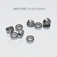 Mr104rs แบริ่ง Abec-5 4*10*4มม. 10ชิ้นแบริ่งโลหะตลับลูกปืนขนาดเล็กที่ปิดผนึก Mr Mr104rs ตลับลูกปืนเหล็กโครเมี่ยม