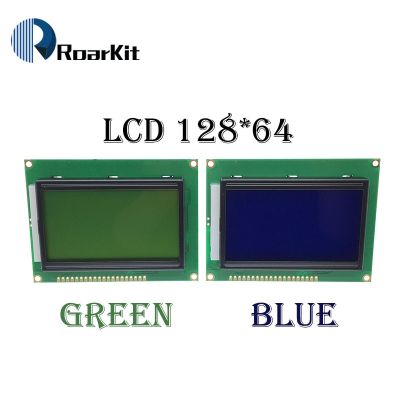 【Worth-Buy】 128*64จุดสีเหลืองสีเขียวโมดูล Lcd 5V หน้าจอสีฟ้า12864 Lcd ที่มีแสงไฟพอร์ตขนาน St7920สำหรับ Arduino Raspberry Pi