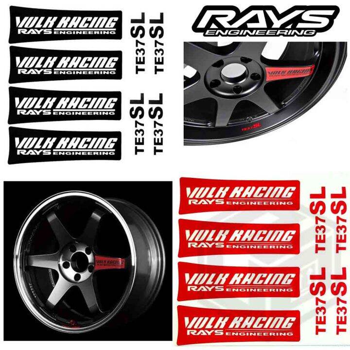 สติ๊กเกอร์ติดก้านแม็ก-rays-racing-volk-te37-sl-1-ชุด-ติดได้-4-ล้อ