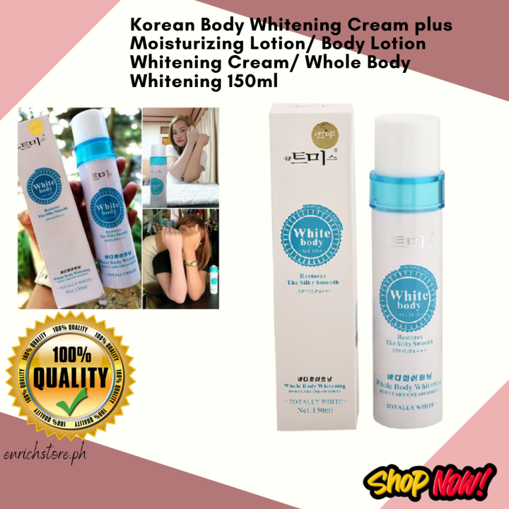 Korean Body Whitening Cream plus Moisturizing Lotion/ Body Lotion Whitening Cream/ Whole Body