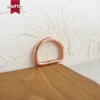 Retailing DIY for Dog Collar 2.5cm D Rings Unwelded rose golden D-Rings Webbing Strapping Sewing D Shaped Clasp Accessory DK-010 Bag Accessories